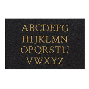 High quality customed initial letters travel tags